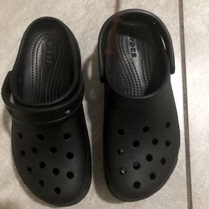 Black Crocs